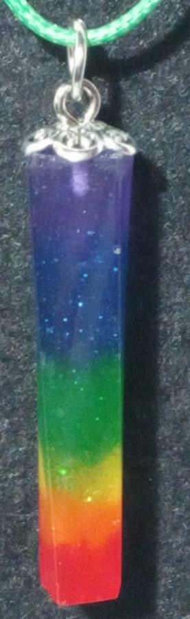 Rainbow Colored Pendant